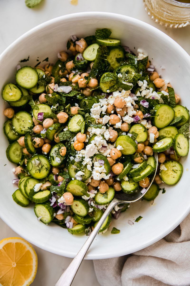 Chickpea Cucumber Crunch