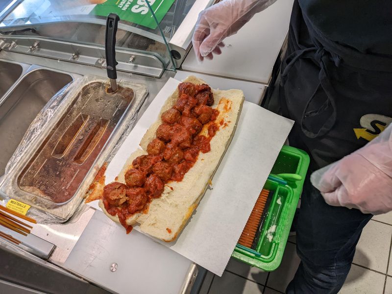 Ordering A Meatball Sub On Flatbread