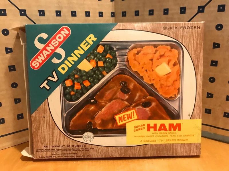TV Dinners in Sectioned Trays