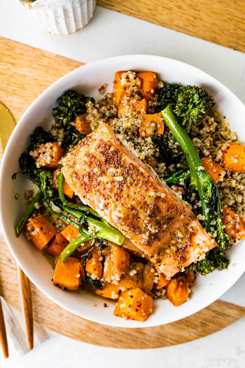 Salmon Meal Prep with Veggies