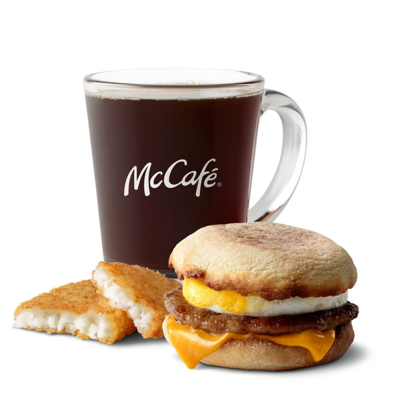 BESTSELLING: Sausage McMuffin with Egg