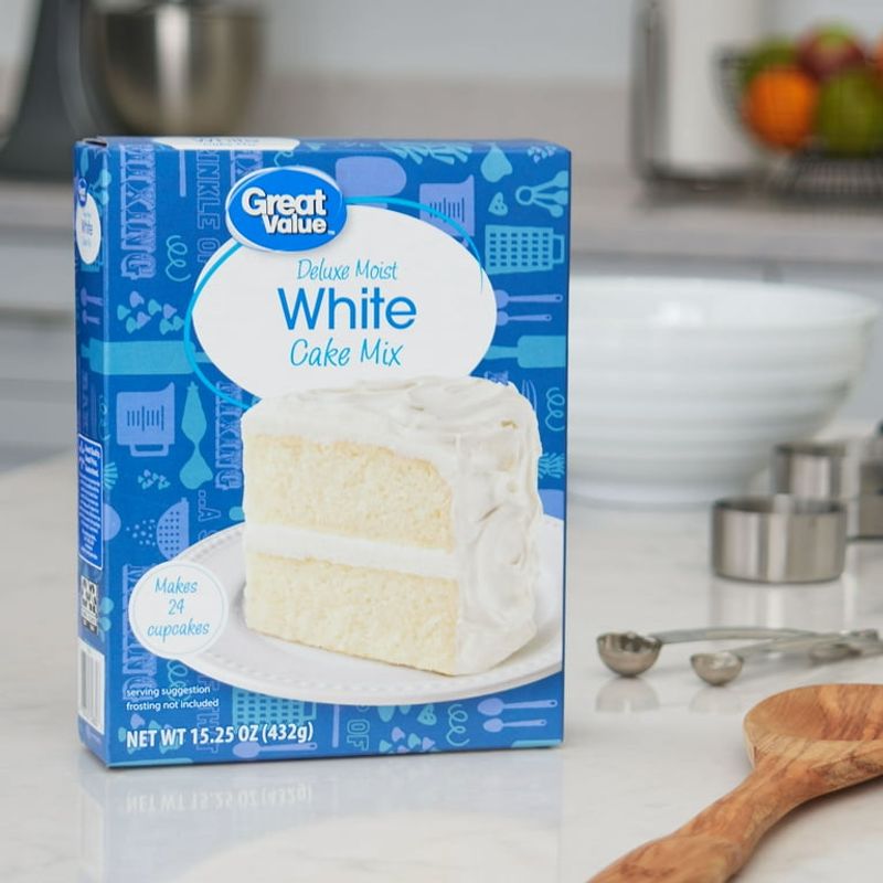 BUY: Great Value Deluxe Moist White Cake Mix