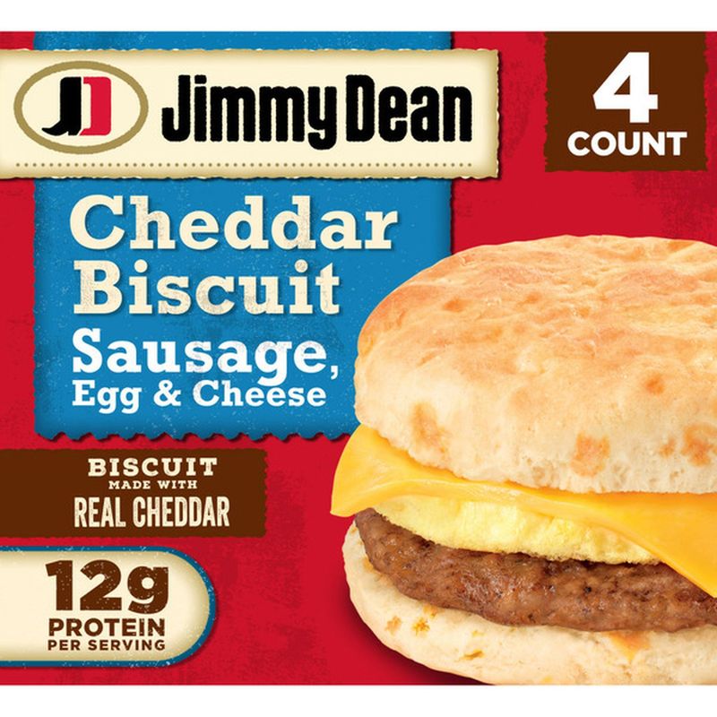 Sausage, Egg & Cheese Cheddar Biscuit Sandwich