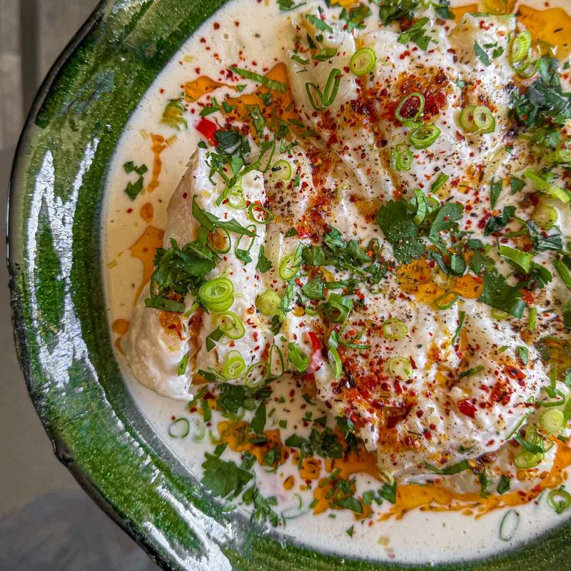 Coconut Curry Poached Fish