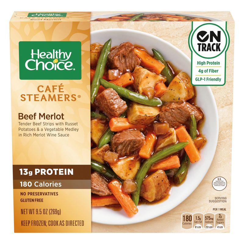 Healthy Choice Café Steamers Beef Merlot