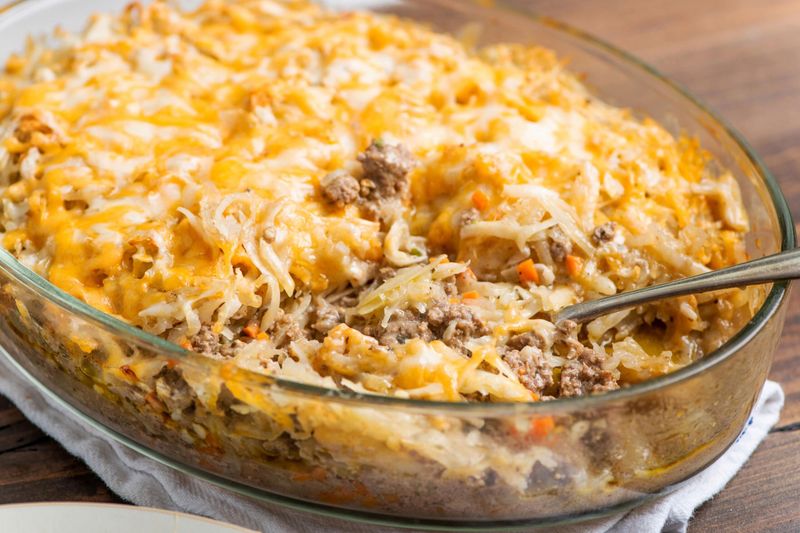 Beef and Hash Brown Bake
