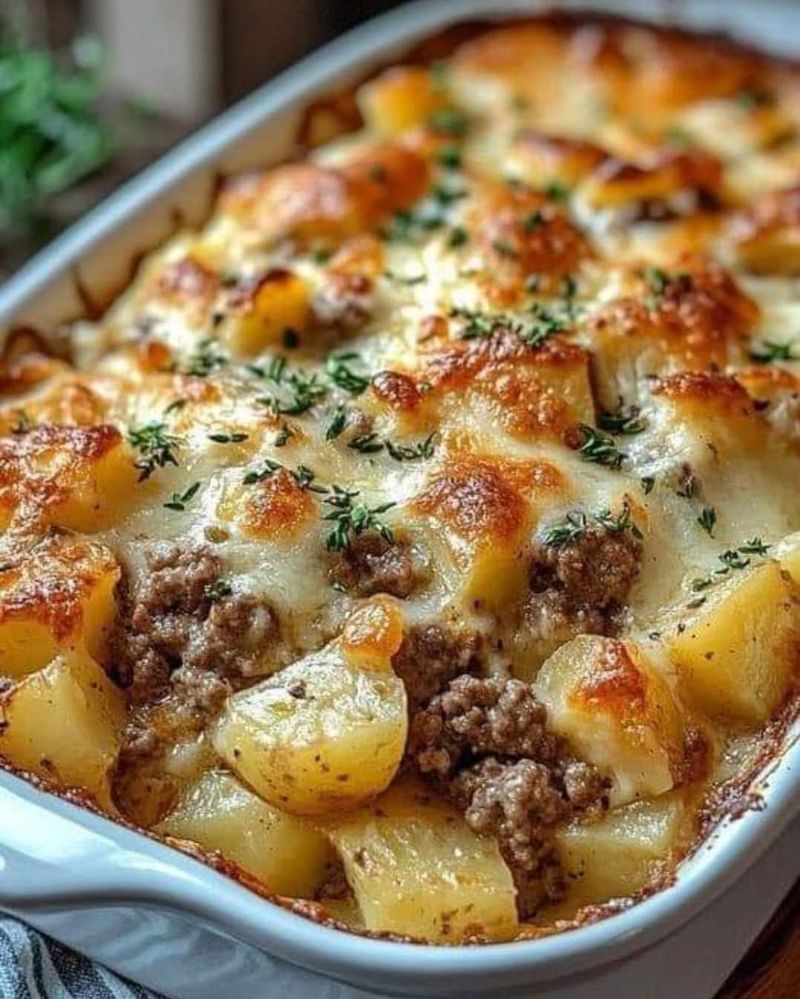Beef and Potato Casserole