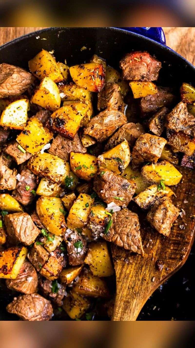 Beef and Potato Stir-Fry