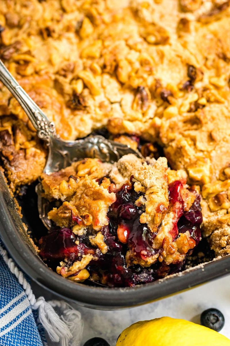 Blueberry Lemon Dump Cake