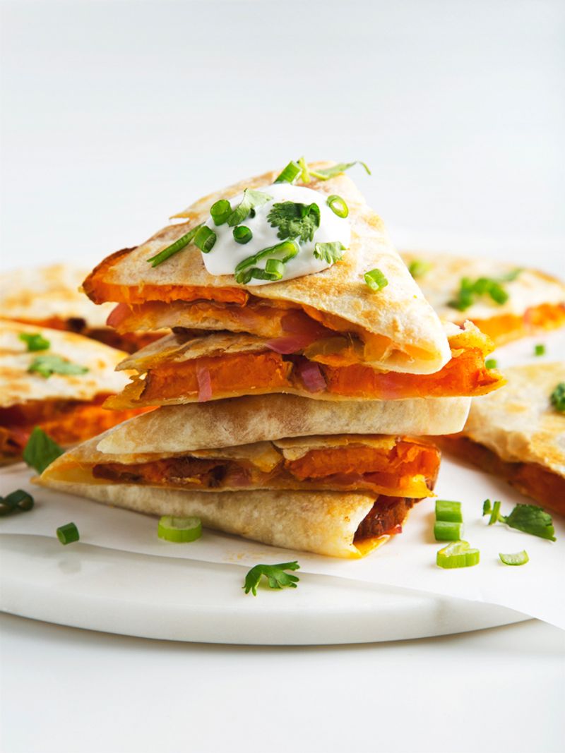 Vegan Sweet Potato Quesadillas