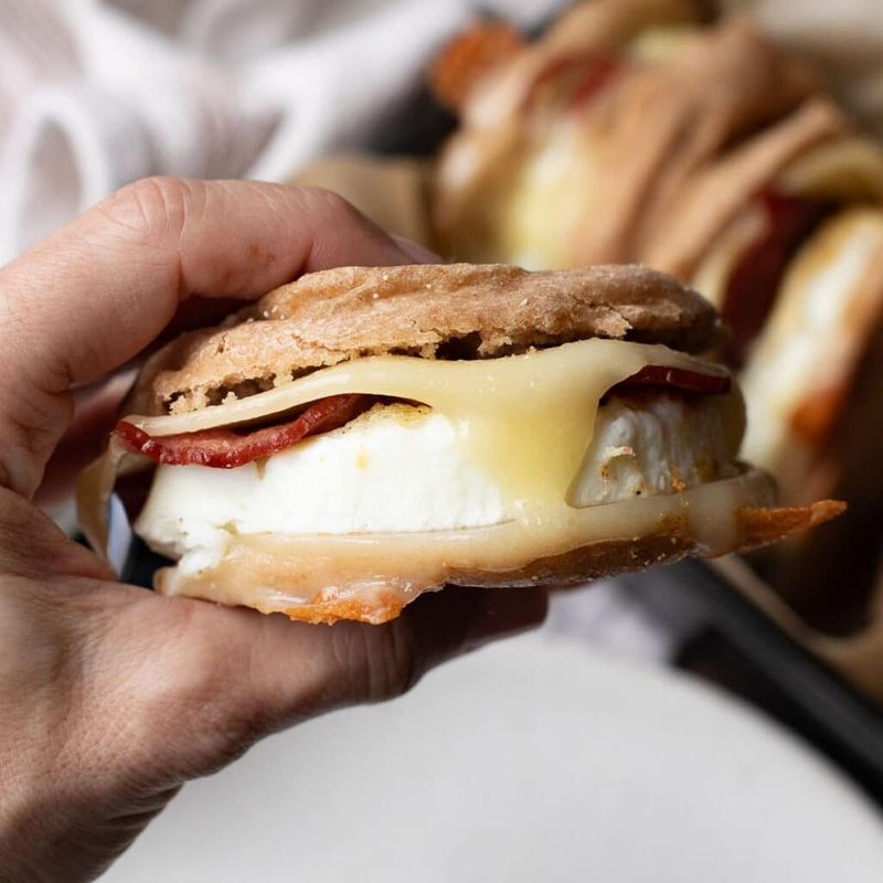 Reduced-Fat Turkey Bacon & Egg White Breakfast Sandwich