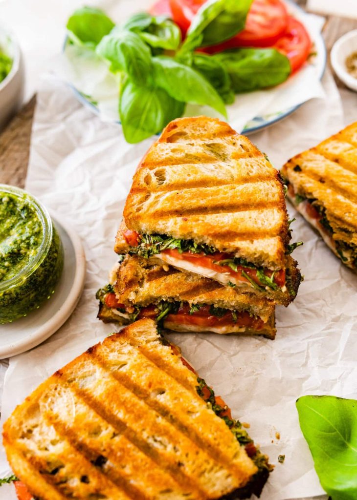 Caprese Panini with Pesto