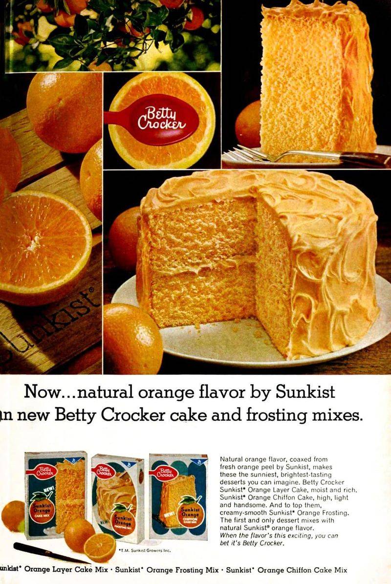 Betty Crocker Sunkist Orange Cake