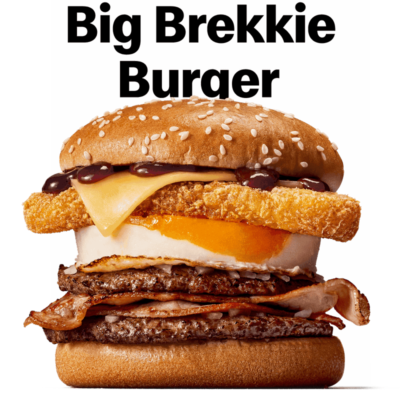 Big Brekkie Burger: McDonald's Australia