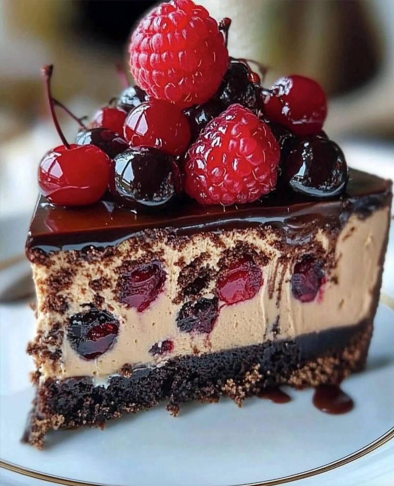 Black Forest Chocolate Cheesecake