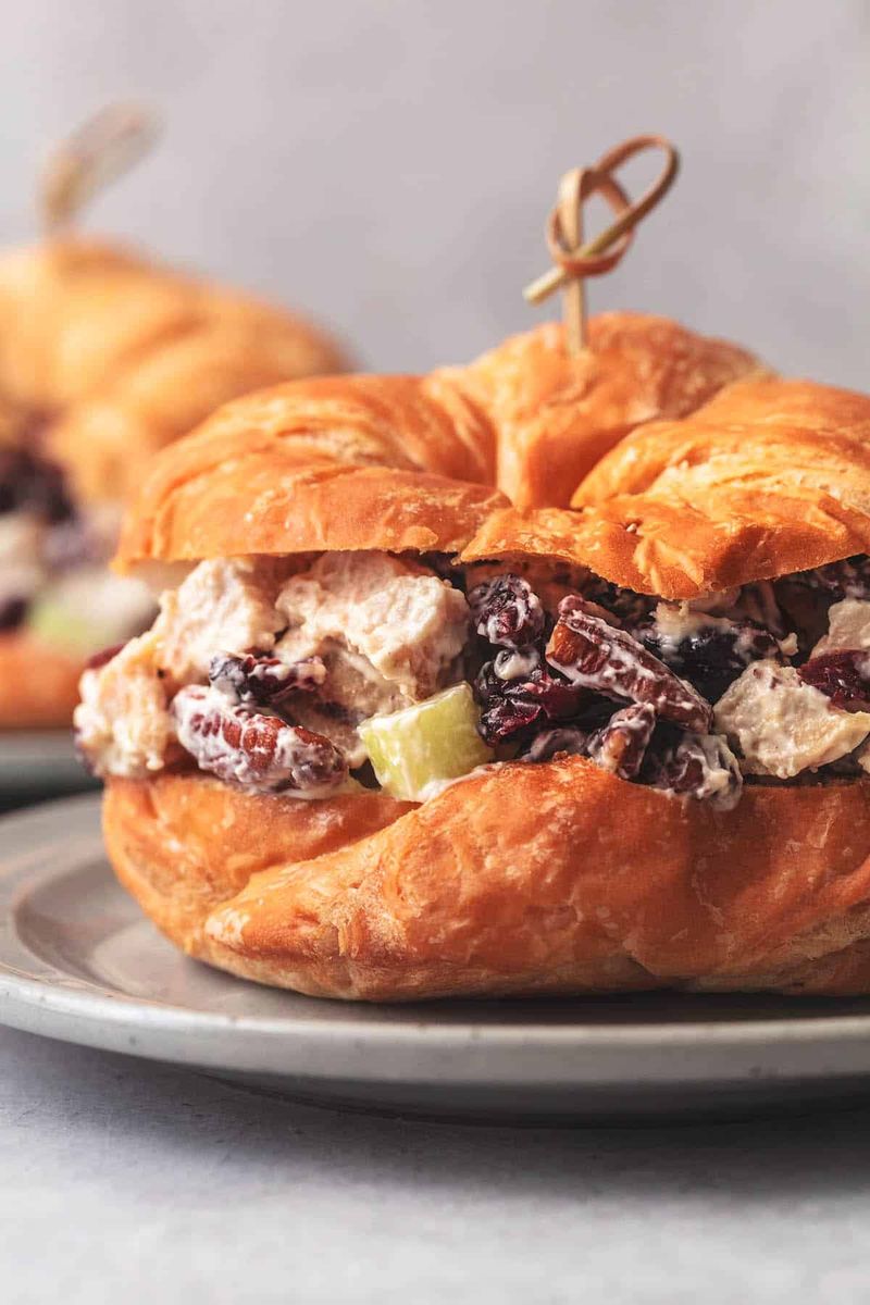 Cranberry Pecan Croissant Stuffing