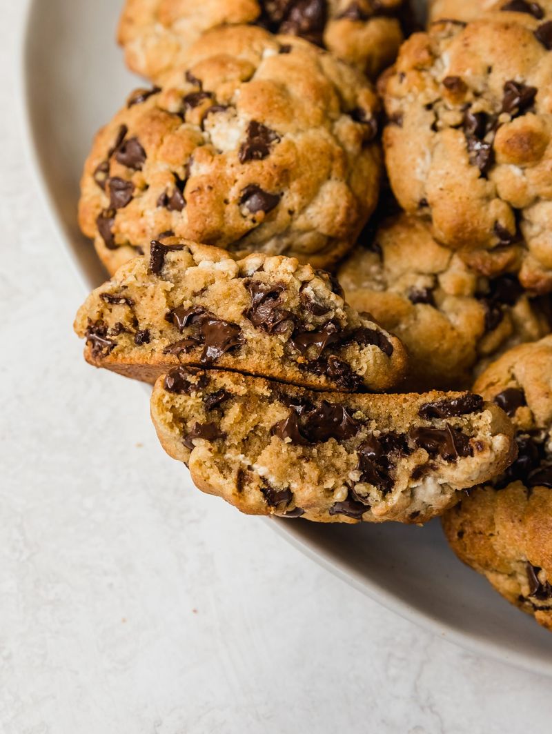 Tahini Chocolate Chip Cookies