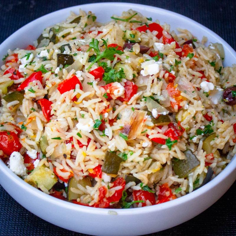 Mediterranean Herb Rice Bowl