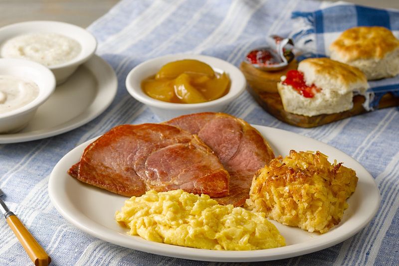 Country Ham And Egg Plate