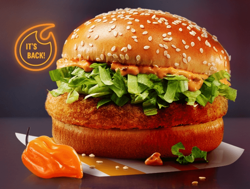 CANADA: McDonald’s Spicy Habanero McChicken