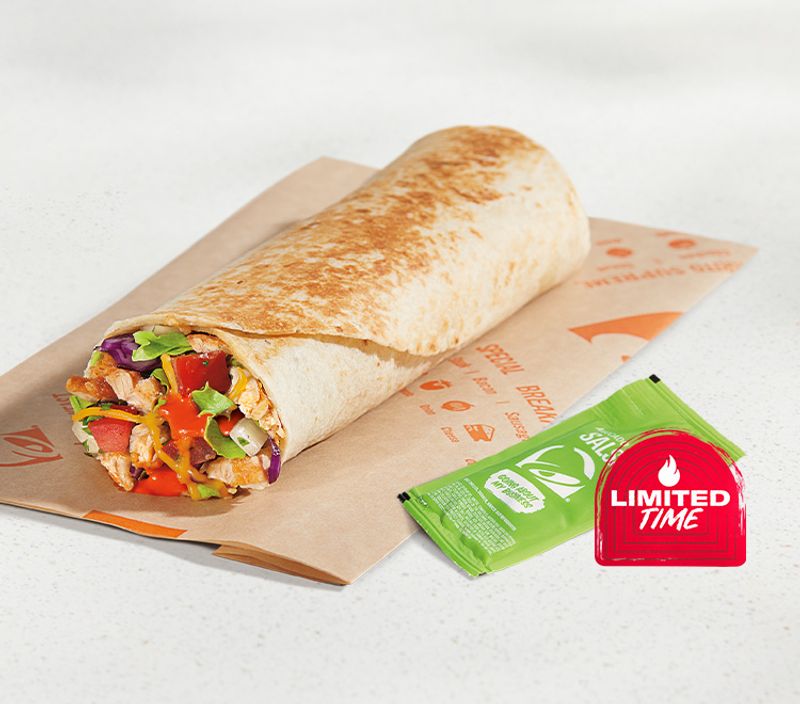 Caliente Cantina Chicken Burrito