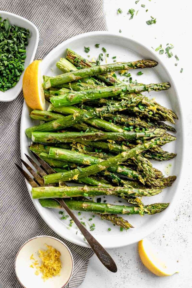 Roasted Asparagus with Lemon Zest