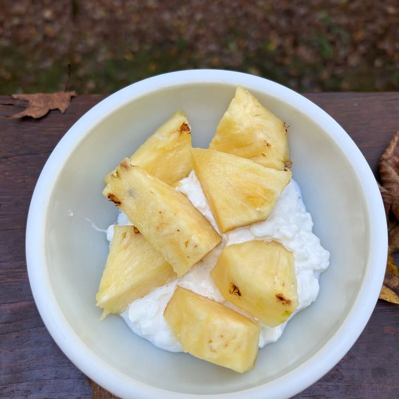 Cottage Cheese with Pineapple