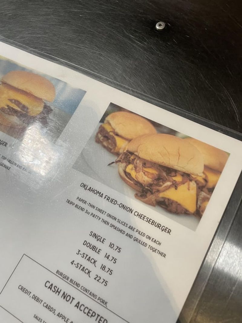The Menu Does Not Contain Much Information
