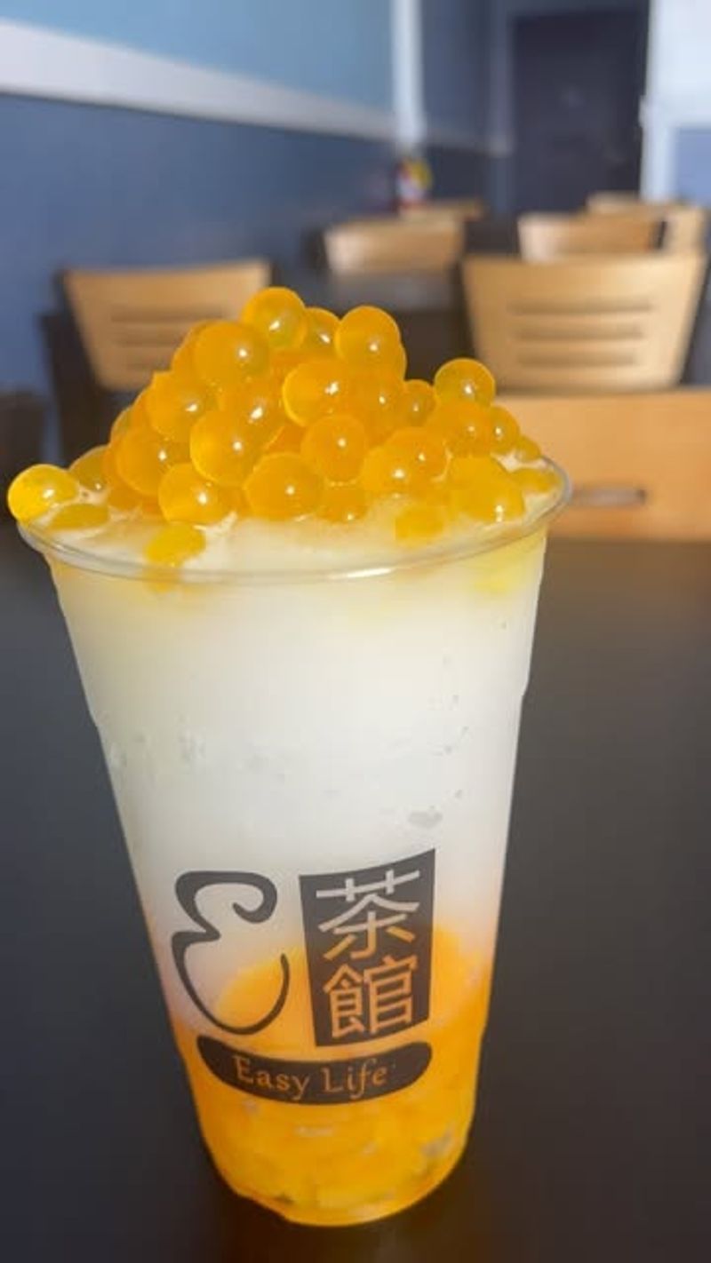 Lychee Slush with Popping Boba