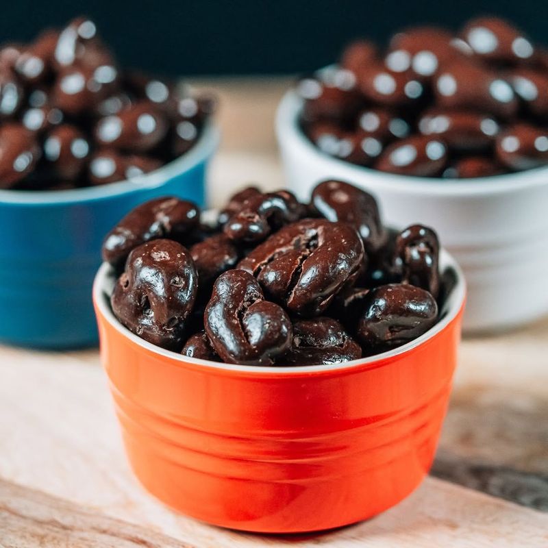 Dark Chocolate-Covered Almonds