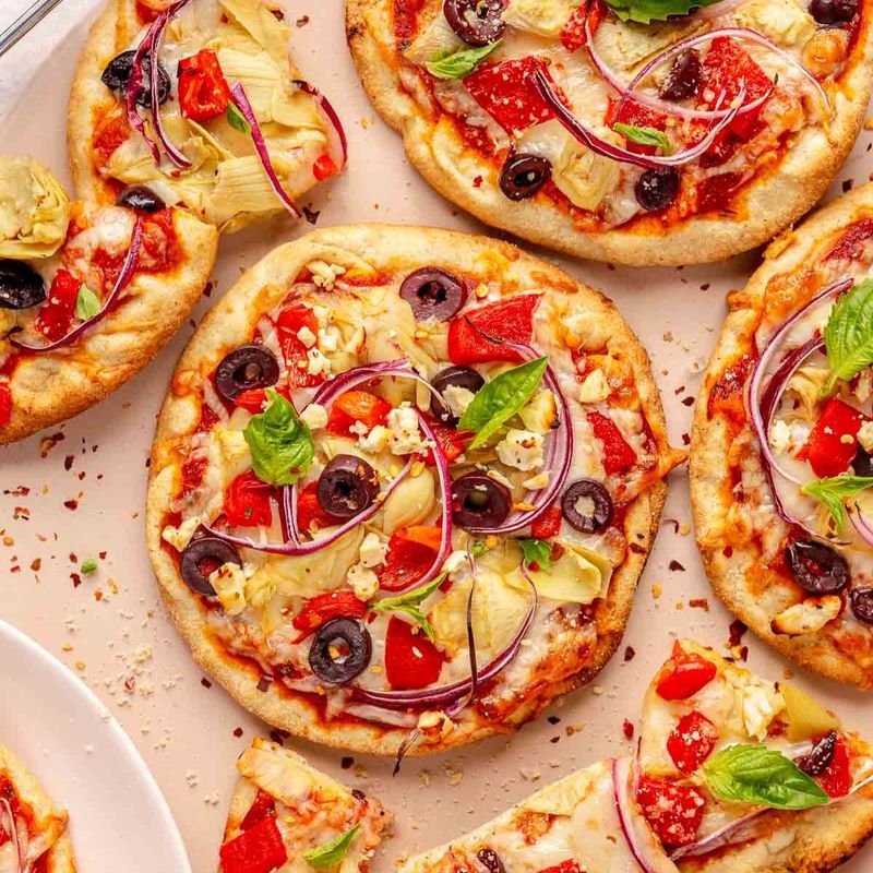 Mini Pita Pizzas or Homemade Snack Packs