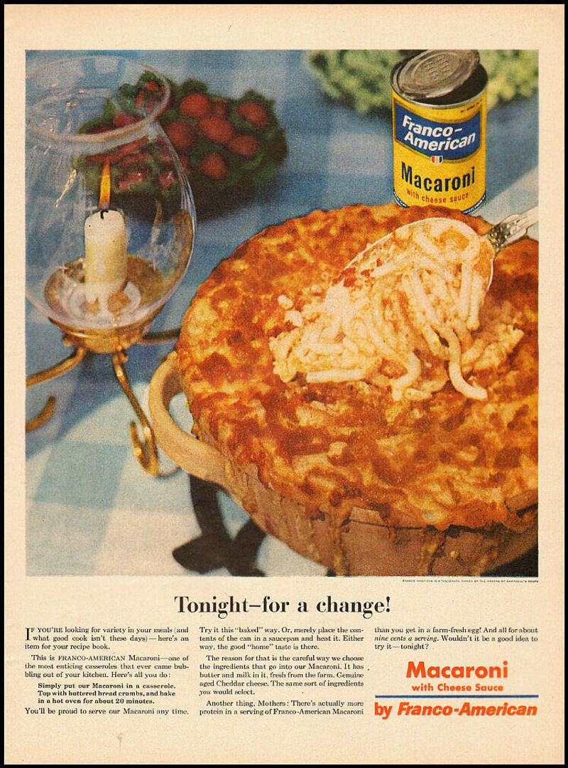 Franco-American Macaroni With Cheese Sauce