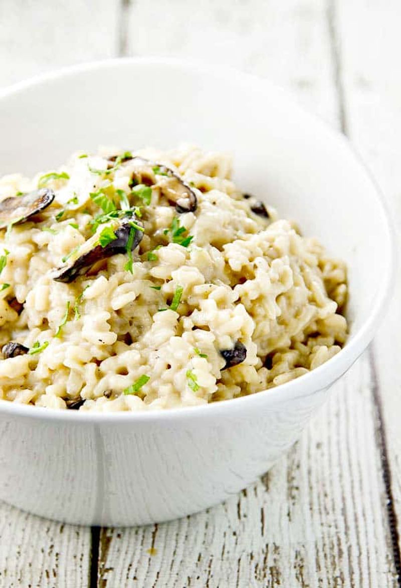 Gorgonzola and Wild Mushroom Risotto