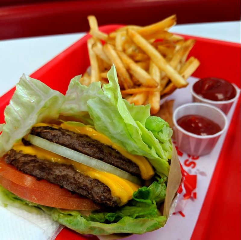 In-N-Out Double-Double (Protein Style)