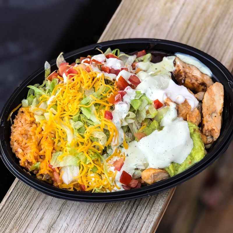 Taco Bell Power Menu Bowl (with Chicken)