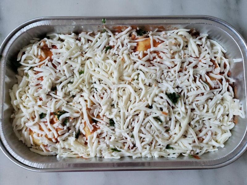 Ravioli Lasagna with Beef Bolognese Sauce