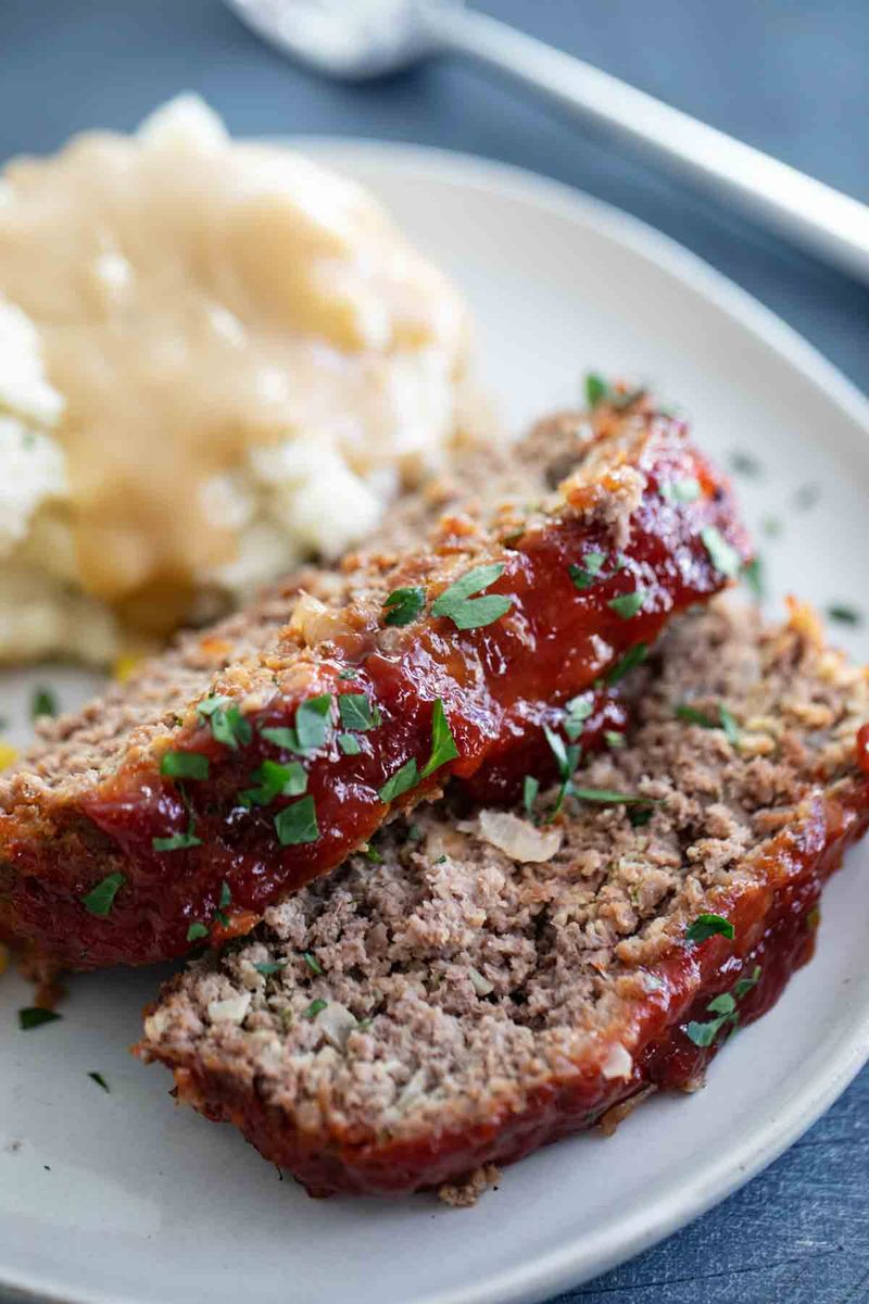 Meatloaf with a Sweet Glaze