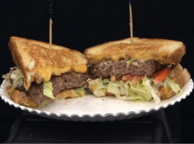 Friendly's Grilled Cheese Burger Melt
