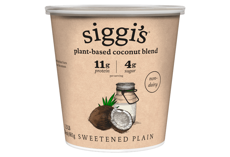 Siggi's Plant Based Sweetened Plain Yogurt