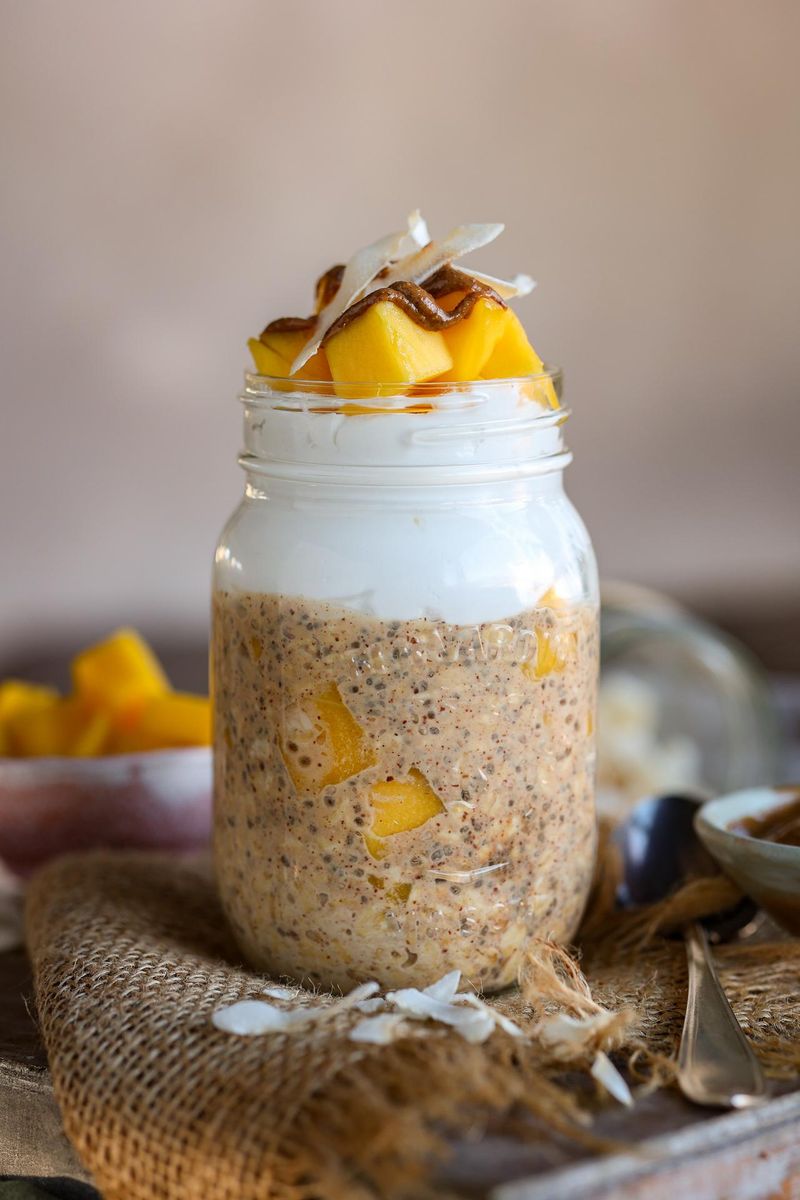 Tropical Coconut Mango Oats