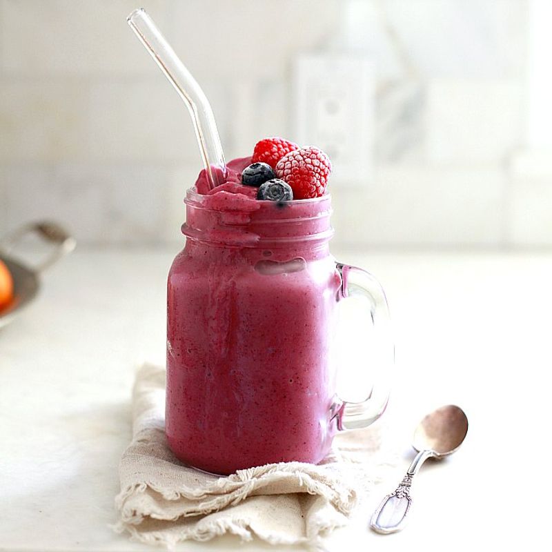 Berry Cauliflower Smoothie