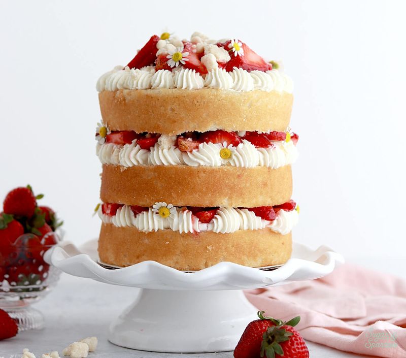 Strawberry Shortcake Layer Cake