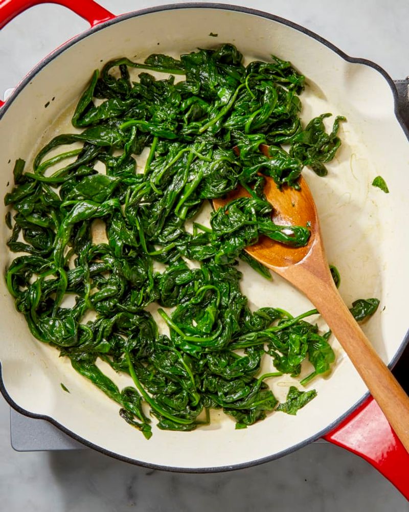 Cooking Baby Spinach Instead Of Mature Spinach