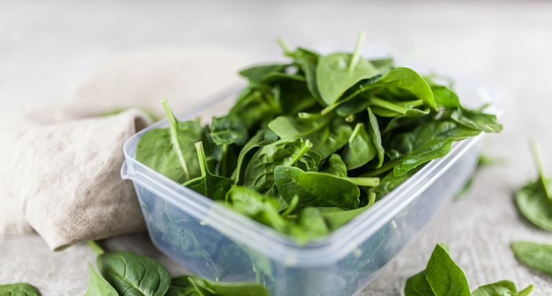 Storing Spinach Improperly
