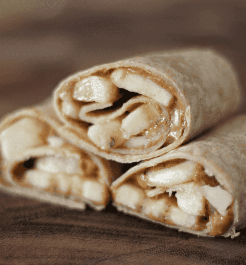 Almond Butter Banana Wrap
