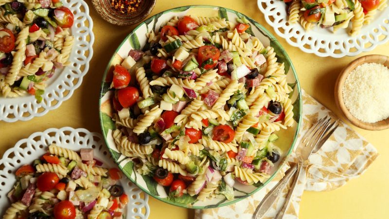 Pasta Salad (Masquerading as a Veggie Dish)