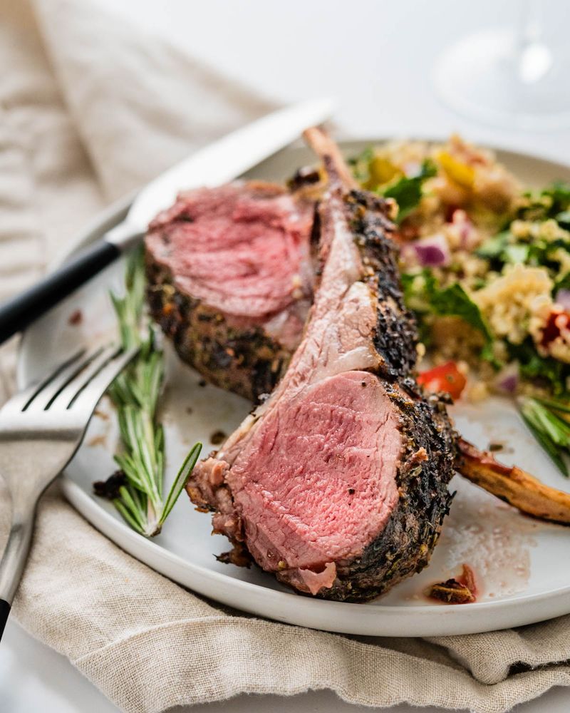 Rack of Lamb with Herb Crust