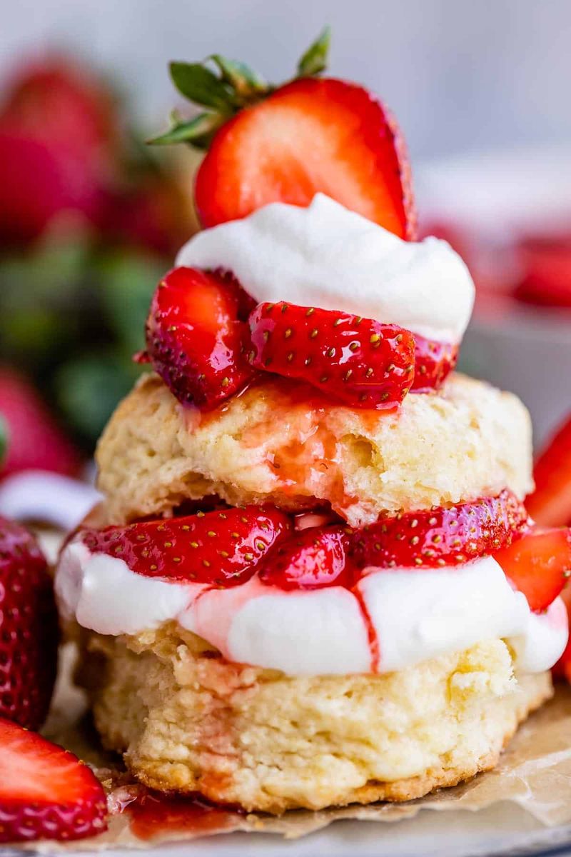 Homemade Strawberry Shortcake