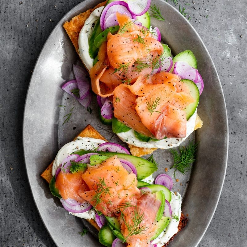Smoked Salmon & Avocado Tartine