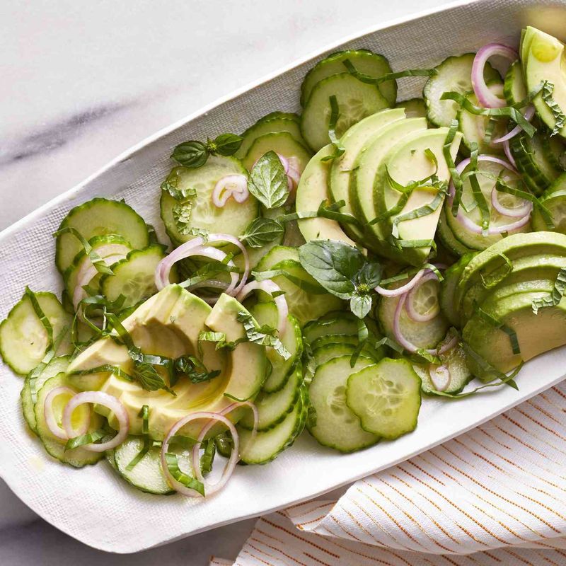 Cucumber and Avocado Salad